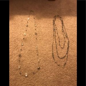 Set of 2 premiere jewelry Designs long necklaces